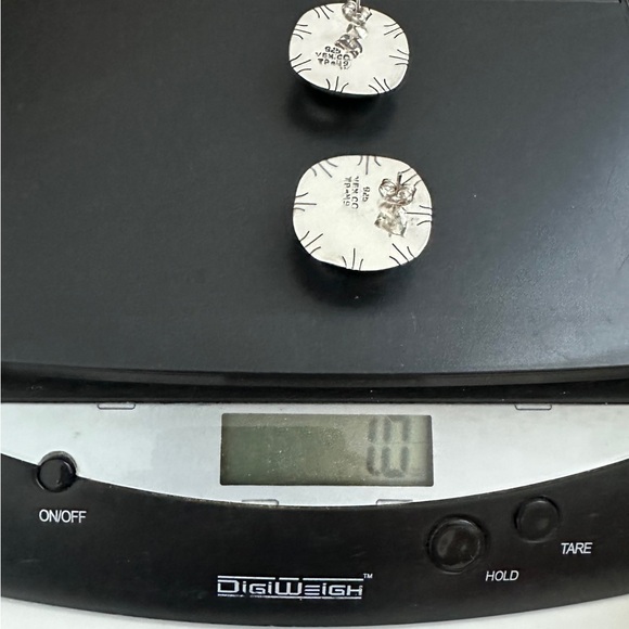 Sterling Silver Dichroic Glass Earrings 925 Vivid Colors - Picture 5 of 6